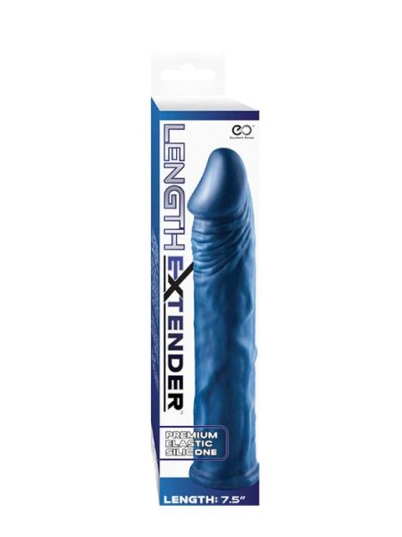 Stymulator-LENGTH EXTENDER SLEEVE 7.5INCH BLUE - 4